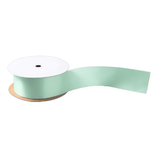 girly spring color pastel seafoam green mint satin ribbon