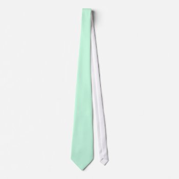 Girly Spring Color Pastel Seafoam Green Mint Tie by cranberrysky at Zazzle