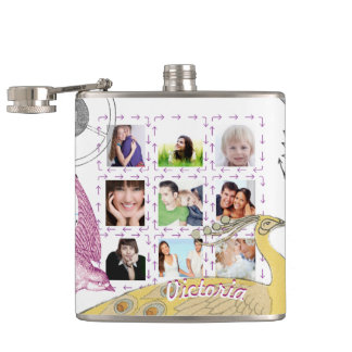 Girly Steam Punk Flasks
