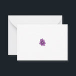Girly Style, Light Eggplant, Bleached Cedar Advice Card<br><div class="desc">Discover our premium Flat Advice Cards, perfect for weddings and parties. Enjoy vibrant colors, double-sided printing, and a satisfaction guarantee. Create lasting memories today!. Elegant Flat Advice Cards for Every Occasion. Perfect for Celebrations : Make your special events even more memorable with our Flat Advice Cards. Measuring 3.5" x 2.5",...</div>