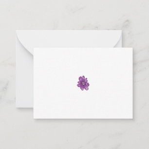 Girly Style, Light Eggplant, Bleached Cedar Advice Card
