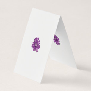 Girly Style, Light Eggplant, Bleached Cedar Business Card