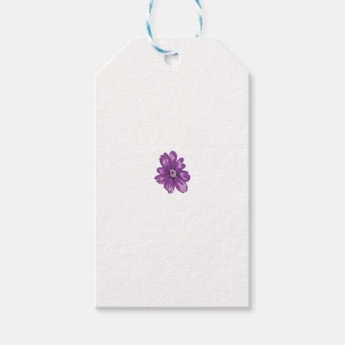 Girly Style Light Eggplant Bleached Cedar Gift Tags
