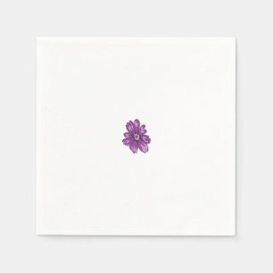 Girly Style, Light Eggplant, Bleached Cedar Napkins