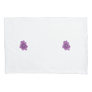 Girly Style, Light Eggplant, Bleached Cedar Pillow Case