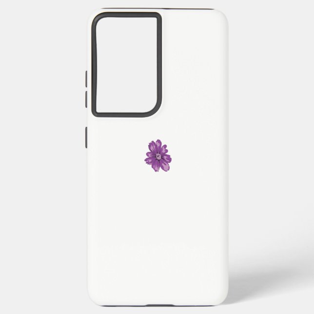 Girly Style, Light Eggplant, Bleached Cedar Samsung Galaxy Case (Back)