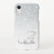 Girly Stylish Crystal Silver Glitter Sparkles Name