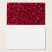 Girly Stylish Red Glitter Photo Print (Front & Back)