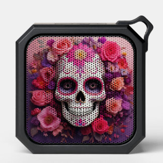 Girly Sugar Skull Bluetooth Speaker