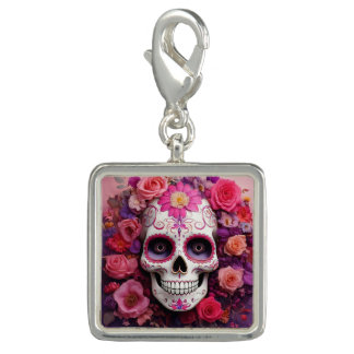 Girly Sugar Skull Charm Bracelet