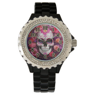 Girly Sugar Skull eWatch Watch