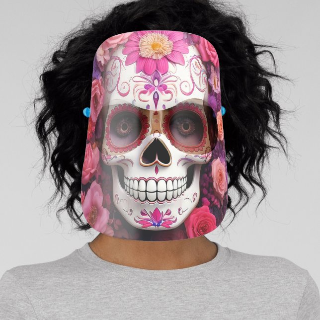 Girly Sugar Skull Face Mask (Insitu)