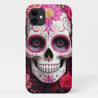 Girly Sugar Skull iPhone / iPad case