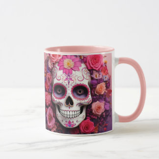 Girly Sugar Skull Mug