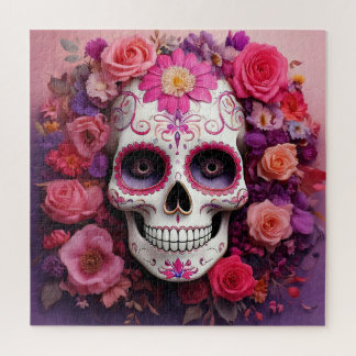 Girly Sugar Skull Puzzle