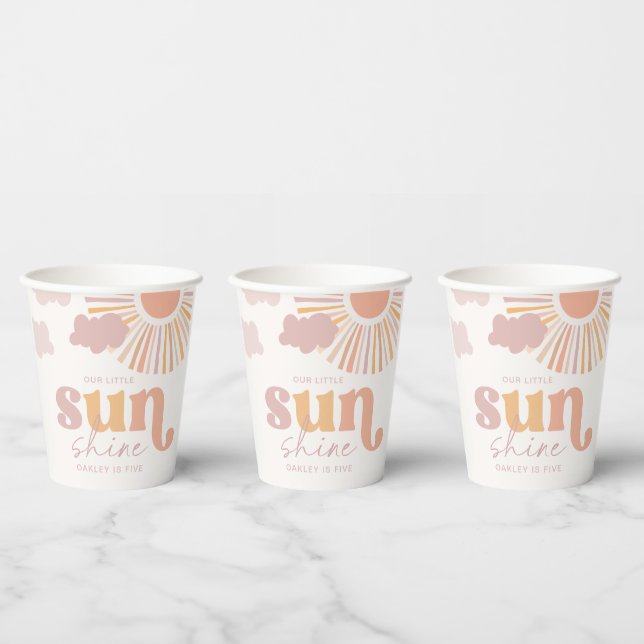 Girly Sunshine Party Cups (Multi)