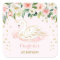 Girly Swan Princess Blush Pink Gold Floral Favors