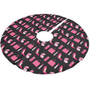Girly things Christmas tree skirt