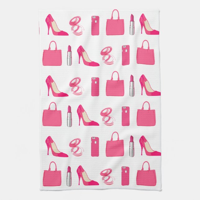 Girly things design towel (Vertical)