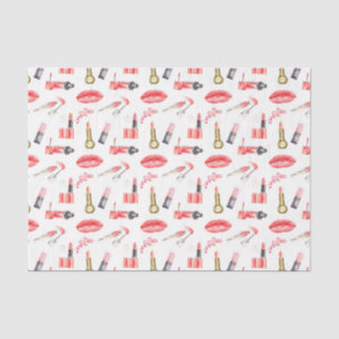 Girly Things Makeup (Design 45 Red Series) Tissue Paper