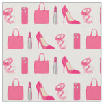 Girly things white fabric