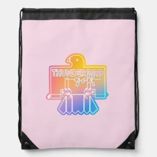 Girly Thunderbird Golf Drawstring Bag