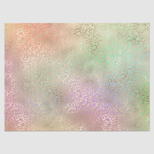Girly Tie Dye Peach Mint Yellow Pink Gold Leopard Tissue Paper