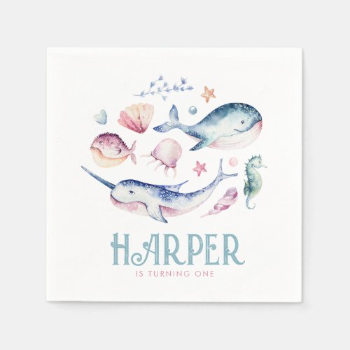 Girly Under the Sea Paper Napkins