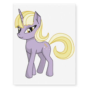 GIRLY UNICORN TEMPORARY TATTOO