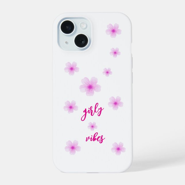 girly vibe iphone case (Back)