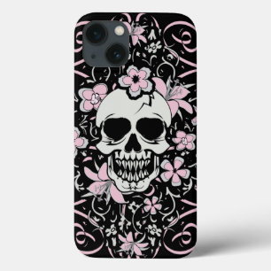 Girly Vintage Skull iPhone 13 Case