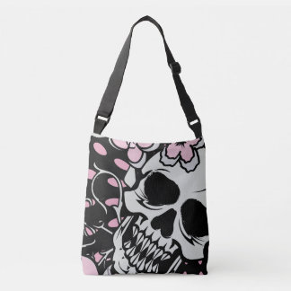 Girly Vintage Skull Crossbody Bag