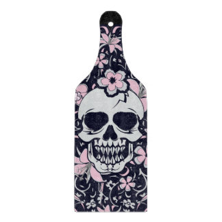Girly Vintage Skull Cutting Board