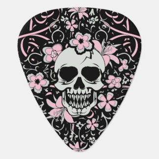 Girly Vintage Skull Guitar Pick