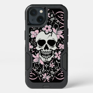Girly Vintage Skull iPhone 13 Case