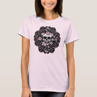 Girly Vintage Skull T-Shirt