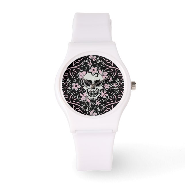 Girly Vintage Skull Watch (Front)