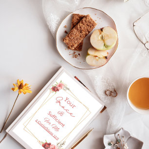 Girly Watercolor Floral Christian Women Planner