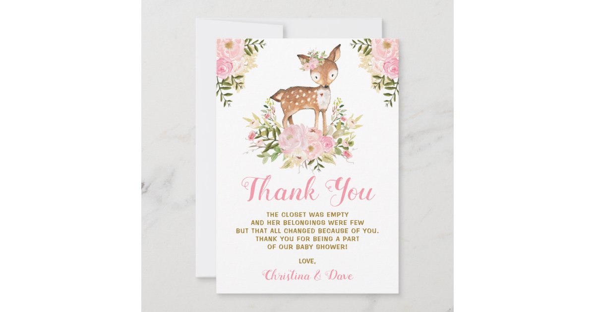 Deer Antler Thank You Note Baby Shower Birthday Party Deer Antler Thank You Card Teal Mint Gray Editable Template #953 Tribal Rustic