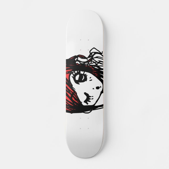 GirlyBoard Skateboard Deck (Front)