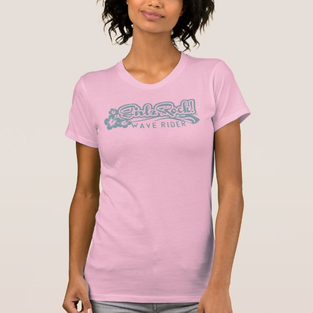 GiRlzRoCk!  Wave Rider T-Shirt (Front)