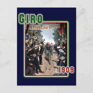 Giro 1909 Italia Cycling Gift Postcard