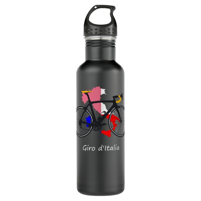 Giro d'Italia Essential T Shirt Stainless Steel Water Bottle (Front)