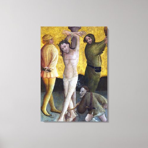 Girolamo Romanino The Flagellation Canvas Print