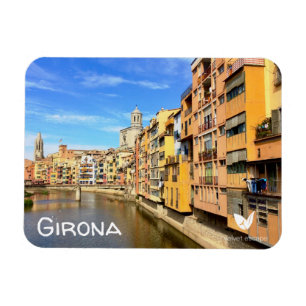 Girona fridge magnet by Velvet Escape