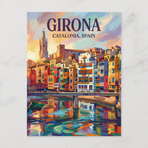 Girona Spain Postcard