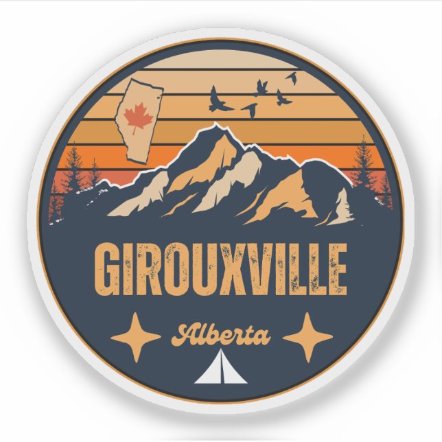 Girouxville, Alberta Sticker (Front)