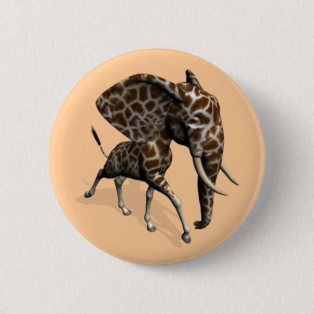 Girphant Or Eleffe Button (Front)