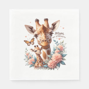 Girrafe Mothers Day Napkins