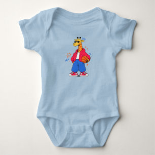 girrafes can jump : Streetwear Hoops Baby Bodysuit
